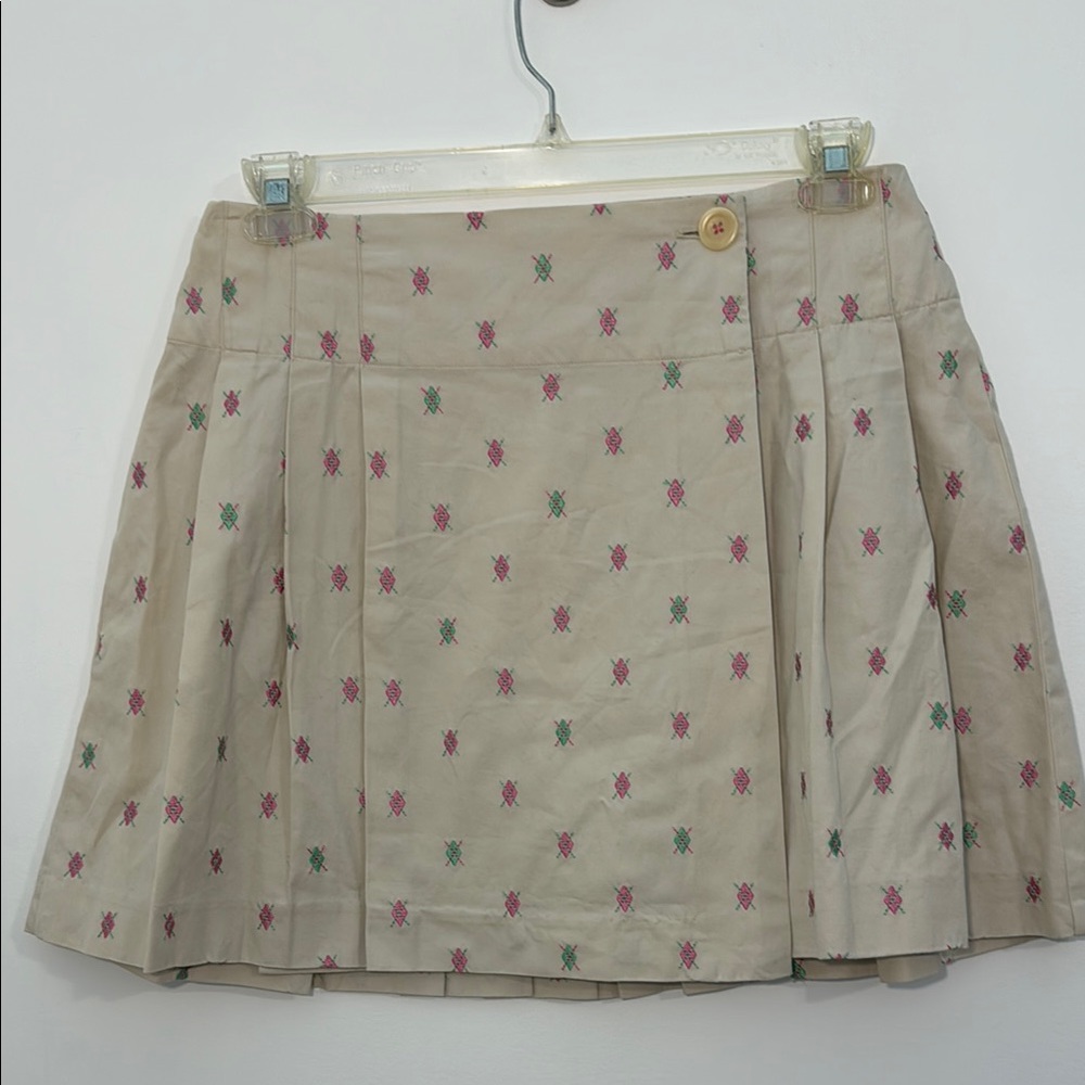 Lilly Pulitzer Argyle Wrap Skirt